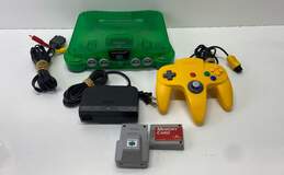 Nintendo N64 Console w/ Accessories- Jungle Green