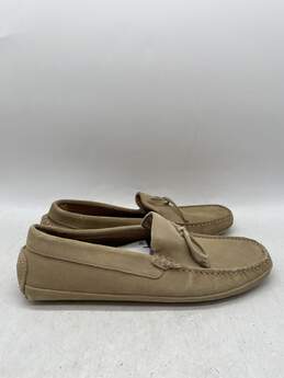 Mens Beige Suede Slip On Moc Toe Loafer Shoes Size EUR 41 W-0557640-G