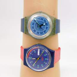 2 - VNTG Unisex Multi Color Swatch Swiss Analog Quartz Watches alternative image