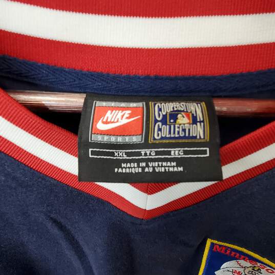 Nike Minnesota Twins Cooperstown Throwback Baseball Jersey Kirby Puckett image number 4