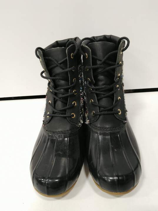 Sam Edelman Women's Caldwell Tweed Winter Snow Rain Duck Boots Size 6 image number 1