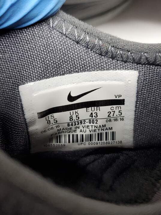 Nike KD 9 Battle Grey Mens Sneakers Size 9.5 image number 6