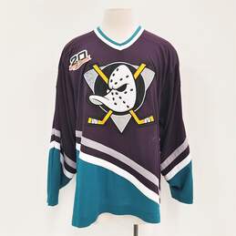 Signed CCM NHL Anaheim Ducks Hockey Jersey Sz. M