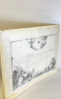 Society Cincinnati Historical Document Blank Print Revolutionary War alternative image