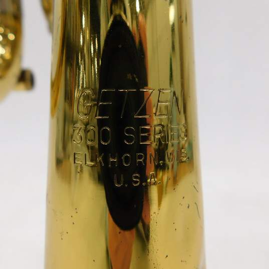 Getzen Brand 300 Series B Flat Trumpet w/ Mouthpiece (Parts and Repair) image number 7