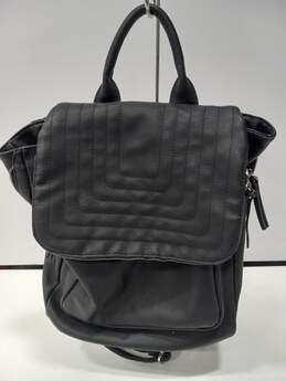 Torrid Black Leather/Cotton Backpack