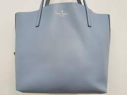 Kate Spade All Day Gallery Leather Blue Tote Bag alternative image
