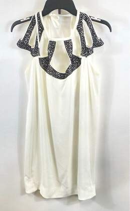 Diane Von Furstenberg White Casual Dress - Size 12