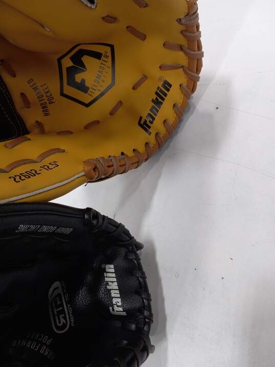 Baseball Gloves Assorted 5pc Lot image number 4