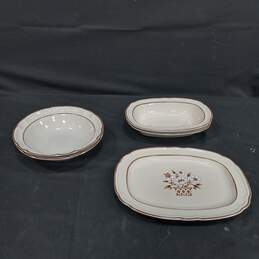 5PC Cumberland Bundle Assorted May Blossom Pattern Bowls & Platter