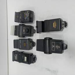 Assortment of 6 Camera Flashes