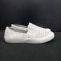 Sperry Women's Light Gray Leather Perforated Slip-On Shoes Size 6.5 image number 3
