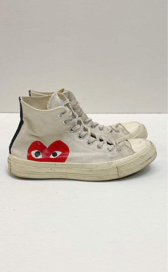 Converse Chuck Taylor All Star 70 Hi Comme des Garcons PLAY White 150205c Men 7 image number 2
