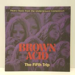 Various – Brown Acid: The Fifth Trip (Heavy Rock From The Underground Comedown) on Yellow Vinyl