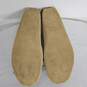 MinneTonka Tan Leather Laced Softsole Shoes image number 4