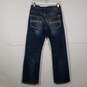 Mens Regular Fit Medium Wash Denim 5-Pocket Design Straight Leg Jeans Size 28/30 image number 2
