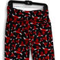 NWT Womens Multicolor Bull Print Elastic Waist Compression Legings Size XL image number 4