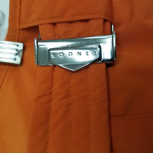 Bogner Lined Orange Ski Pants w/ Belt image number 5