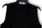 NWT Womens Black Sleeveless V-Neck Twisted Pullover Tank Top Size XL image number 4