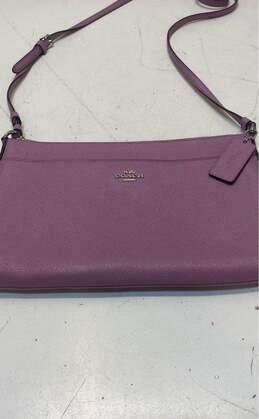 COACH F22252 Lavender Leather Crossbody Bag