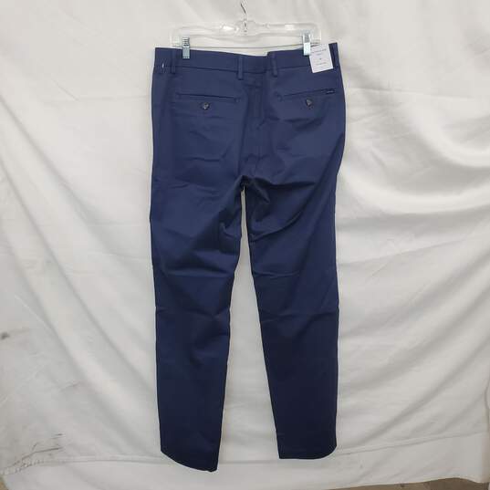 Alton Lane Blue Cotton Dress Pant MN Size 34 NWT image number 2