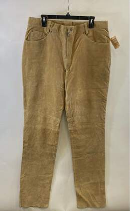 Wilsons Leather Beige Pants - Size X Large