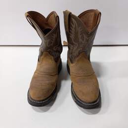 Ariat Men's Workhog Leather Western Short Shaft Work Boots Size 8.5D