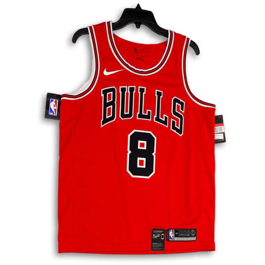 NWT Mens Red Dri-Fit Chicago Bulls Zach Lavine #8 NBA Jersey Size 48 image number 1