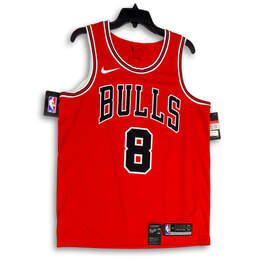 NWT Mens Red Dri-Fit Chicago Bulls Zach Lavine #8 NBA Jersey Size 48