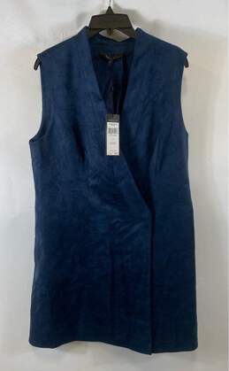 BCBG Maxazria Blue Casual Dress - Size Large