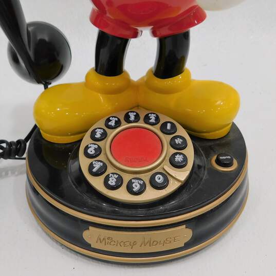 Vintage Disney Mickey Mouse Animated Talking Landline Home Phone Telephone image number 4