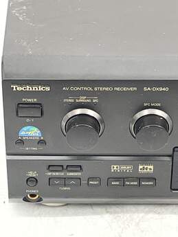 Technics SA-DX940 Black AV Control Surround Sound Stereo Receivers E-0530106-B alternative image
