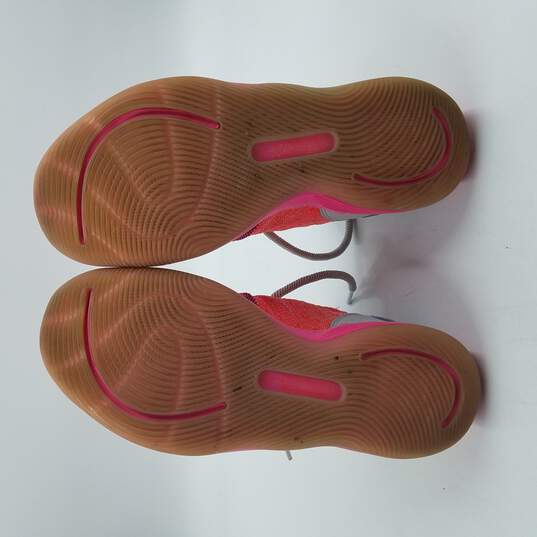 Nike Zoom KD 11 Sneaker Boy's Sz 7Y Red/Pink image number 5
