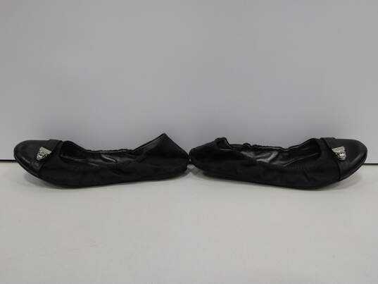 Coach Women's Black Flats Shoes Size Unknown image number 3