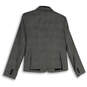 NWT Womens Gray Plaid Long Sleeve Notch Lapel One Button Blazer Size 6 image number 2