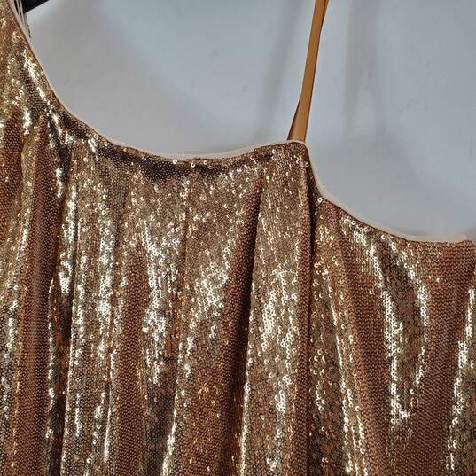 Aidan Women's Gold Sequin Dress SZ 10 NWT image number 2