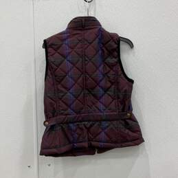 Lauren Ralph Lauren Womens Multicolor Sleeveless Zip Up Quilted Vest Size PL/G alternative image