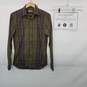 AUTHENTICATED MENS BURBERRY BRIT PLAID BUTTON UP SHIRT SZ SMALL image number 1