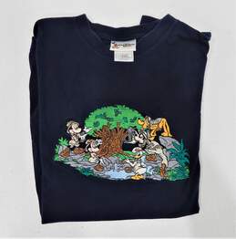 Walt Disney World Epcot Animal Kingdom Embroidered T-Shirt Size Unisex Small
