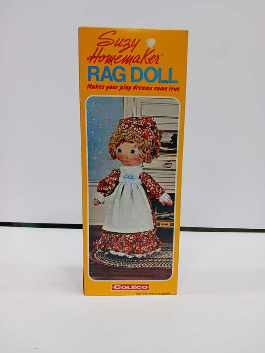 1977 Coleco Suzy Homemaker Rag Doll 15" IOB image number 3