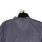NWT Womens Gray Ruffle Neck Long Sleeve Button Front Blouse Top Size 14 P image number 4