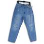 NWT Aeropostale Womens Light Blue 5-Pocket Design Boyfriend Jeans Size 12 image number 1