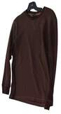 Mens Brown Long Sleeve Crew Neck Thermal Pullover T-Shirt Size Small image number 2