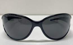 Fendi Model SL7732 Wrap Shield Sunglasses Black One Size alternative image