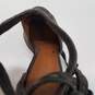 FRYE Suzie Gray Suede Ankle Wrap Strap Peep Toe Block Heels Shoes Size 8 M image number 8
