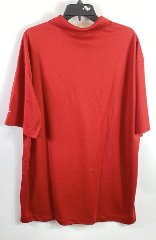 Nike Men Red Budweiser Polo Shirt XXL image number 2