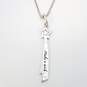 Brighton Silver Tone Crystal ( Wish Upon A Star ) Shooting Star Amulet 20 In Necklace 11.0g image number 3