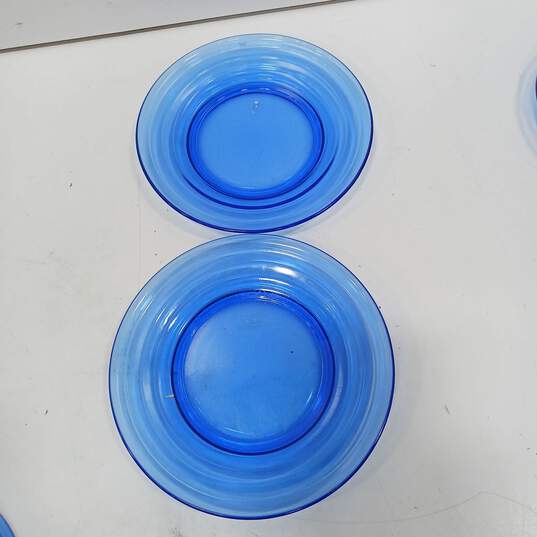 Hazel Atlas Moderntone Cobalt Blue Depression Glass Dishes image number 4