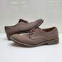MENS GUESS CANVAS BROWN OXFORD SHOES SIZE 9 image number 1