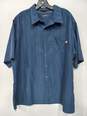 Marmot Unisex Blue Striped Button Up Shirt image number 4